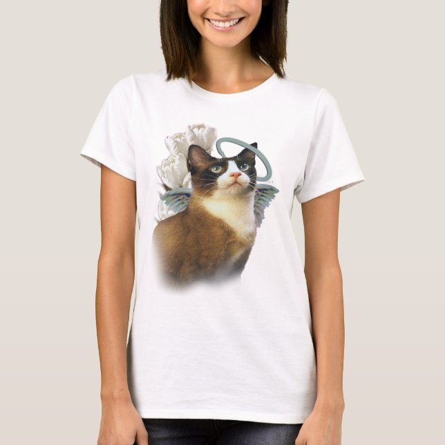 Camiseta Anjo do sapato de neve (Frente)