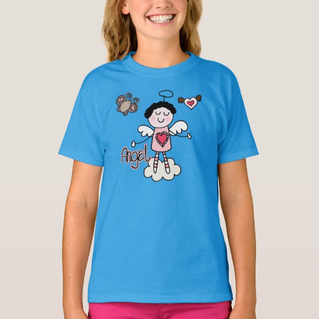 Camiseta Anjo dos desenhos animados (Frente)
