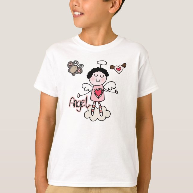 Camiseta Anjo dos desenhos animados (Frente)