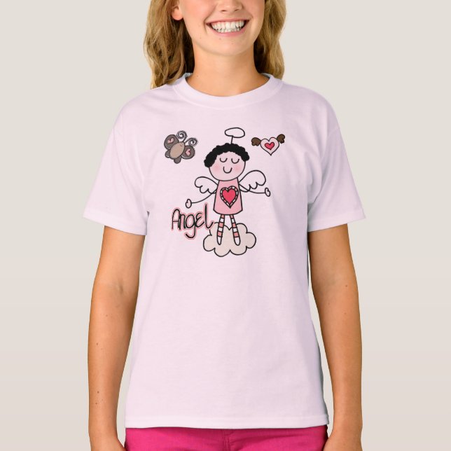 Camiseta Anjo dos desenhos animados (Frente)