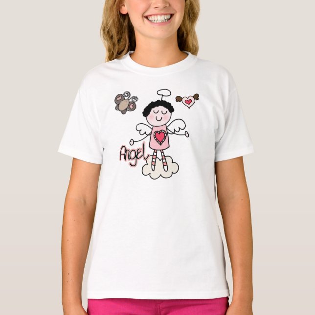 Camiseta Anjo dos desenhos animados (Frente)