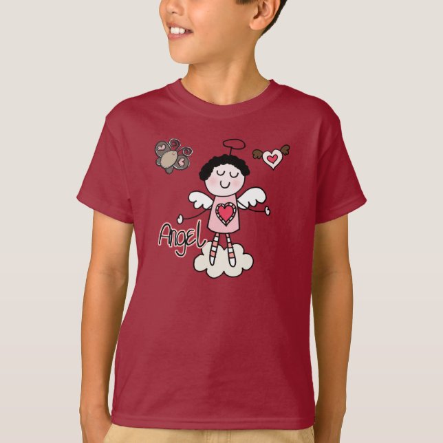 Camiseta Anjo dos desenhos animados (Frente)