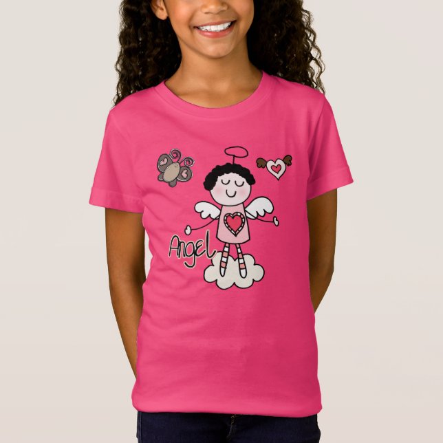 Camiseta Anjo dos desenhos animados (Frente)