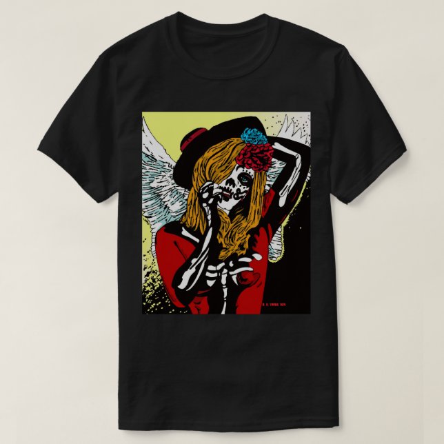 Camiseta Anjo dos Mortos (Frente do Design)