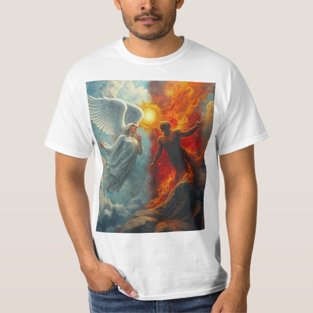 CAMISETA ANJO E DEMÔNIO (Frente)