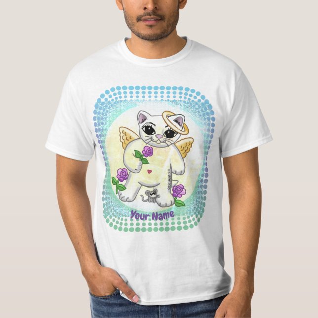 Camiseta Anjo gatinho  (Frente)