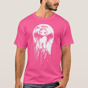 Camiseta Anjo Gótico Emo Triste Solitário 1