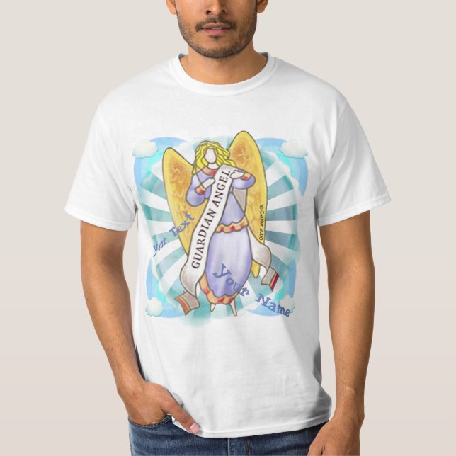 Camiseta Anjo Guardião Cristão (Frente)