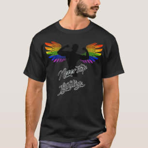 Camiseta Anjo LGBT Nunca pára de lutar contra as Asas Orgu