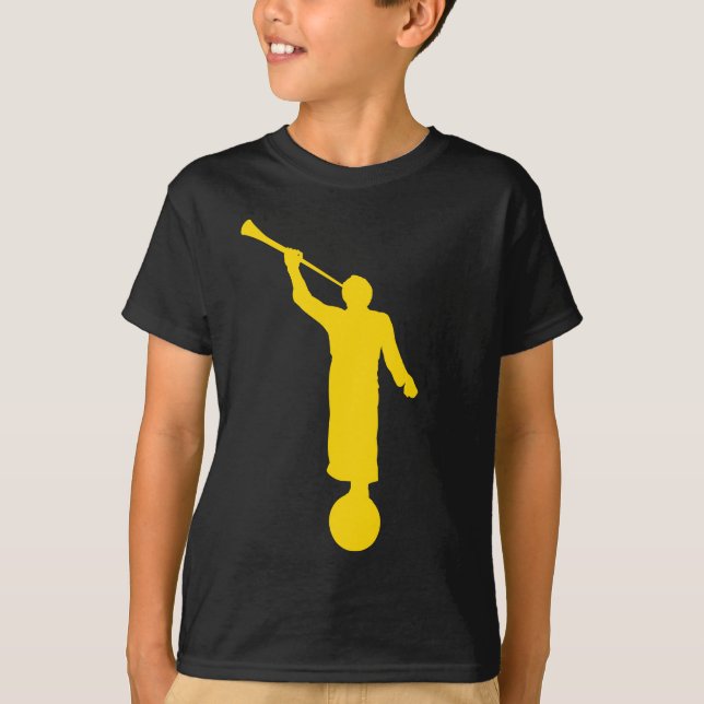 Camiseta Anjo Moroni (eu sou LDS) (Frente)
