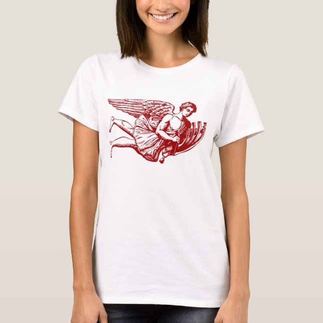Camiseta Anjo Musical Voador (Frente)