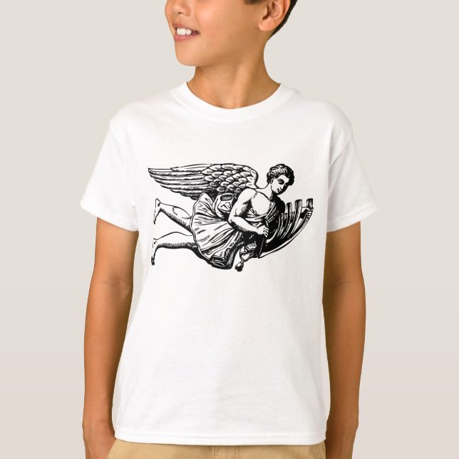 Camiseta Anjo Musical Voador (Frente)