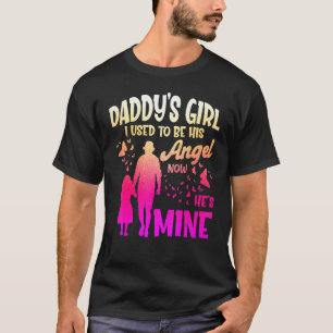 Camiseta Anjo Pai Bonito que eu costumava ser seu anjo agor