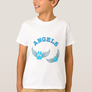 Camiseta Anjo Pet Pws De Azul