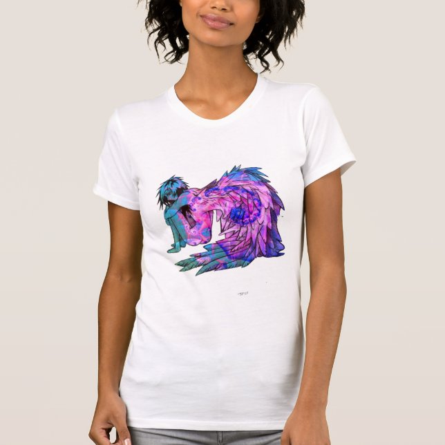 Camiseta Anjo psicadélico (Frente)