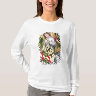 Camiseta Anjo que guardara um protetor com dois leopardos