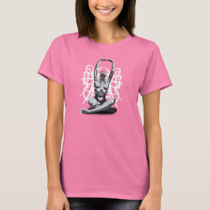 Camiseta Anjo que senta-se com pés cruzados