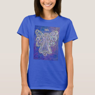 Camiseta Anjo Roxo (Imagem em Ambos os Lados)