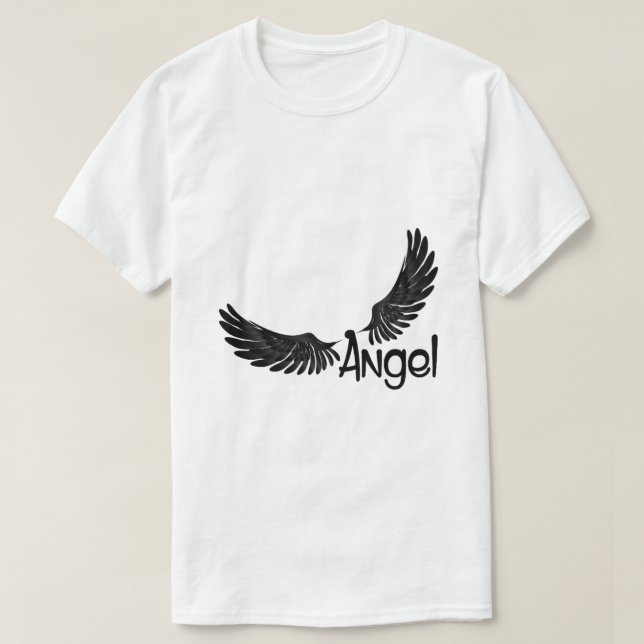 Camiseta Anjos Anjos com Texto (Frente do Design)
