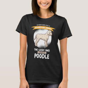 Camiseta Anjos da Guarda os Sortudos Têm Um Poodle