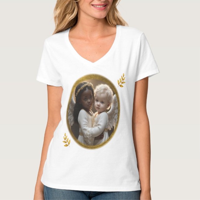 Camiseta Anjos de Bebê (Frente)