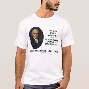 Camiseta Anjos dos homens de James Madison nenhum governo