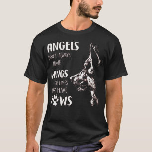 Camiseta Anjos nem sempre têm asas às vezes