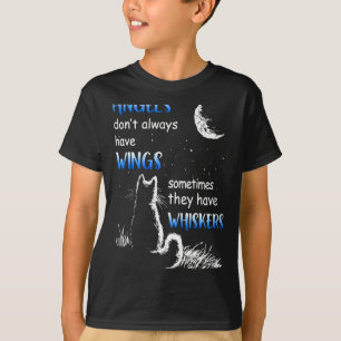 Camiseta Anjos Nem Sempre Têm Asas Eles Têm Bigodes