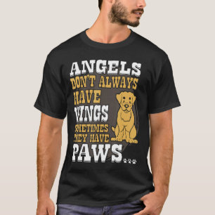 Camiseta Anjos Rottweiler Não Têm Asas Eles Têm Patas