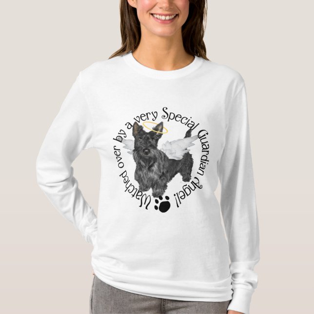 Camiseta Anjos Scottish Terrier (Frente)