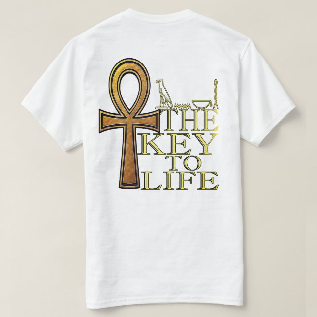 Camiseta Ankh Key of Life T-Shirt (Verso do Design)