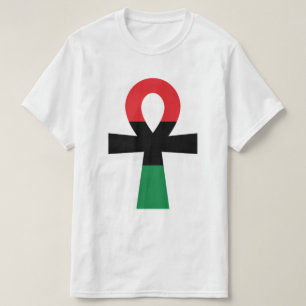 Camiseta Ankh Vermelho, Preto e Verde