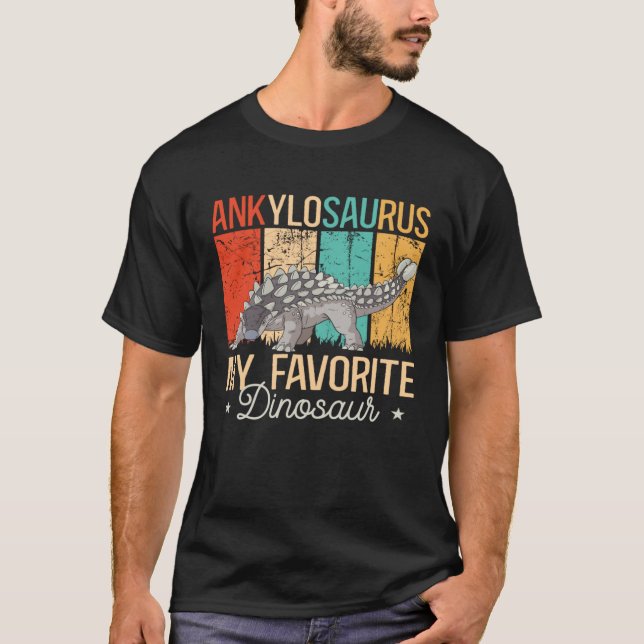 Camiseta Ankylosaurus Dinosaur Fossil Paleontology Magniven (Frente)
