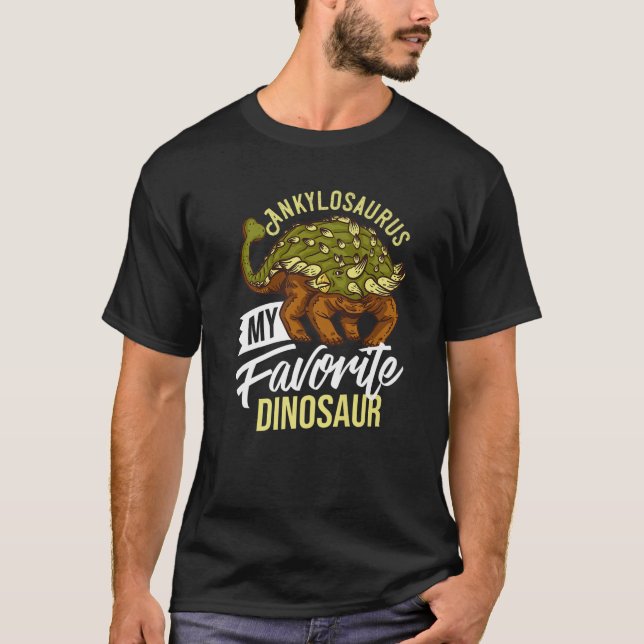 Camiseta Ankylosaurus Dinosaur Gift Dino Fossil (Frente)
