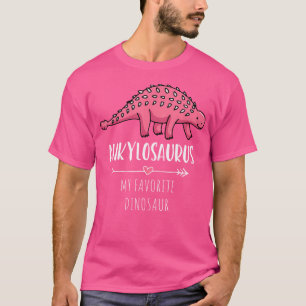Camiseta Ankylosaurus Meu Dinossauro Favorito