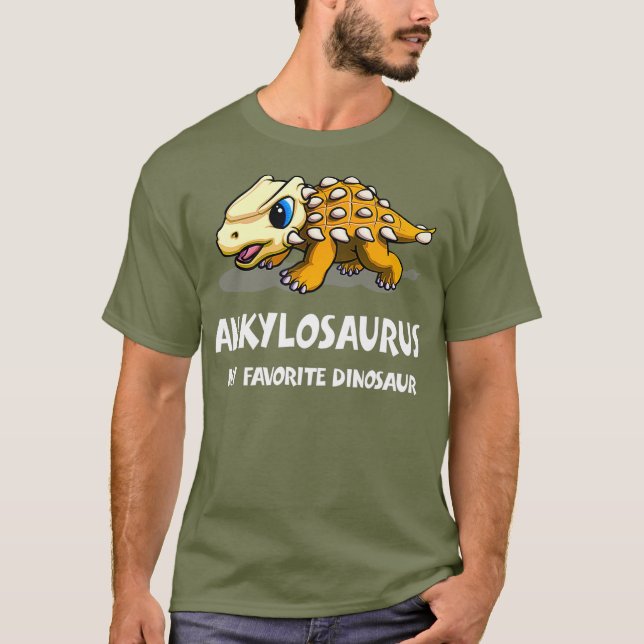 Camiseta Ankylosaurus My Favorite Dinosaur (Frente)