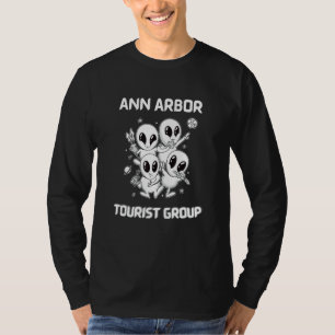 Camiseta Ann Arbor Native Pride Alienígena Engraçado Tortur