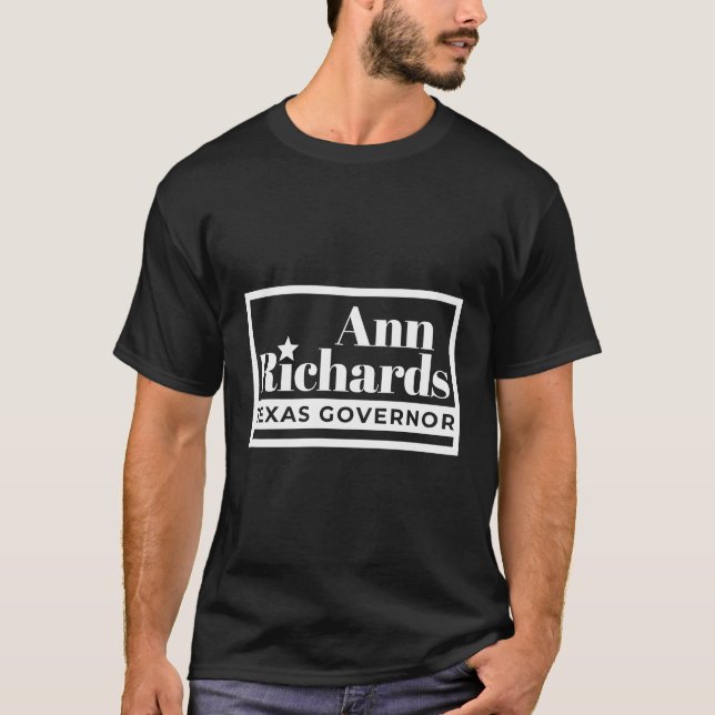 Camiseta Ann Richards Shirt Long Sleeve Texas Democrat T-Sh (Frente)