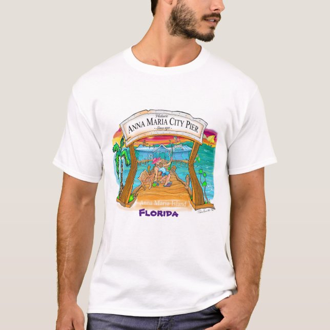 Camiseta Anna Maria City Pier T-Shirt (Frente)