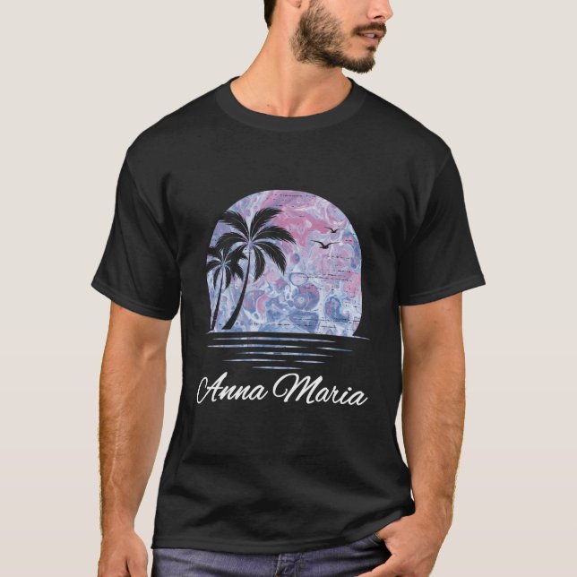 Camiseta Anna Maria Florida Vacation Beach Island Family (Frente)
