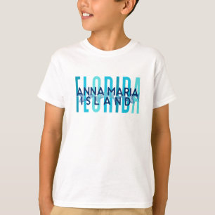 Camiseta Anna Maria Island Florida (Ondas Oceânicas)