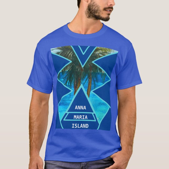 Camiseta Anna Maria Island Palm Tree T-Shirt (Frente)