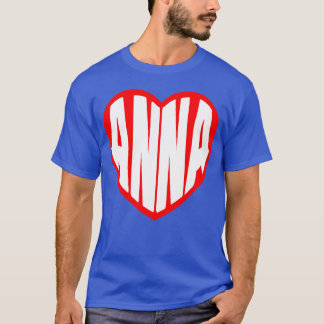 Camiseta Anna no meu coração menino