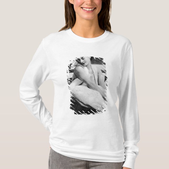 Camiseta Anna Pavlova com sua cisne Jack do animal de (Frente)