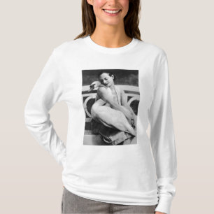 Camiseta Anna Pavlova com sua cisne Jack do animal de