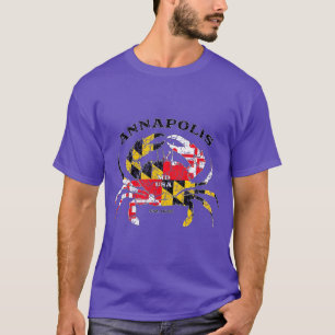 Camiseta Annapolis Maryland Bandeira do Orgulho de Carangue
