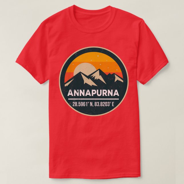 Camiseta Annapurna National Park 1 (Frente do Design)