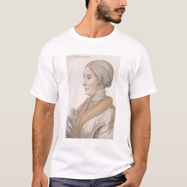 Camiseta Anne Boleyn (1507-36) gravada por Francesco Bartol (Frente)