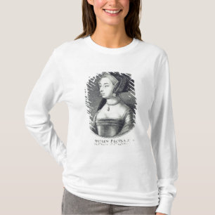 Camiseta Anne Boleyn, gravada por Wenceslaus Hollar, 1649