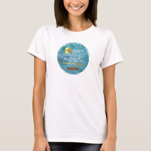 Camiseta Anne Bronte Poem Citação - Minha Alma está desp